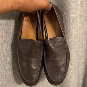 Coach Rich Brown Leather Slip-Ons